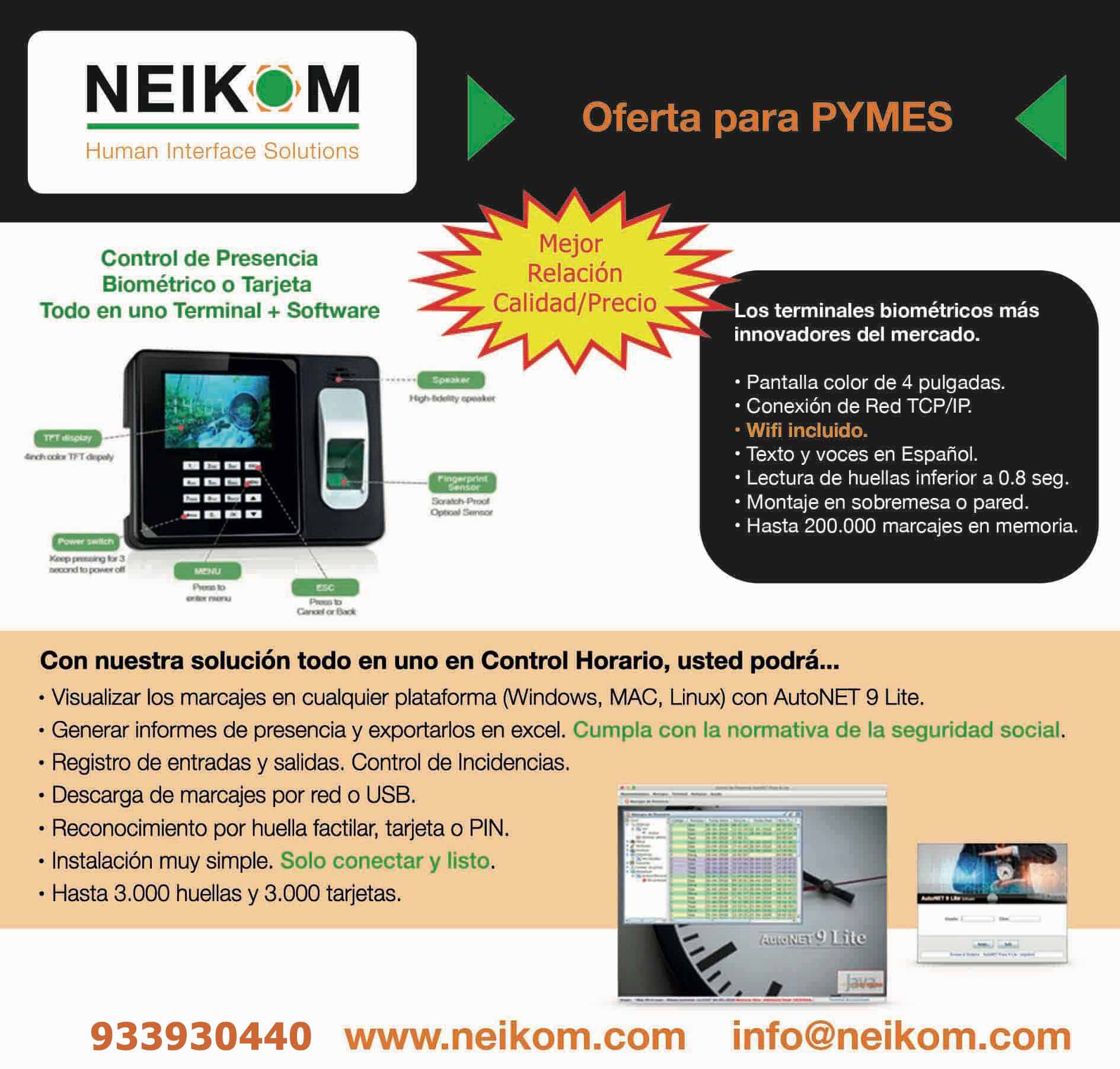 Oferta Control de Presencia