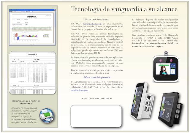 Control de presencia AutoNET Press