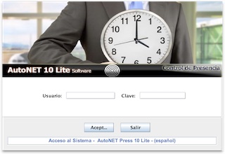 Control Horario AutoNET Press Lite