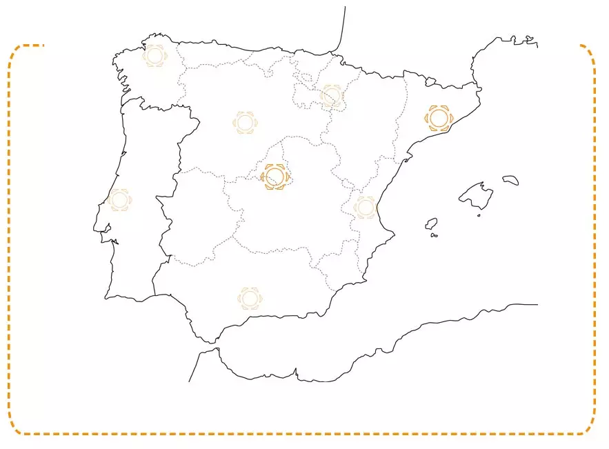 Control de presencia en Barcelona, Madrid y León